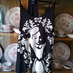 NWOT Alice in Wonderland tank top